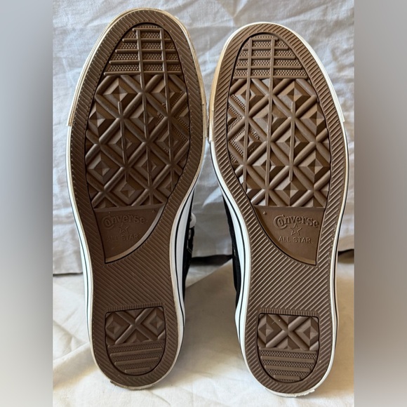 Converse Chuck Taylor All Star Shoes Mens Size 12 Black High Top Canvas M9160 - Picture 7 of 7